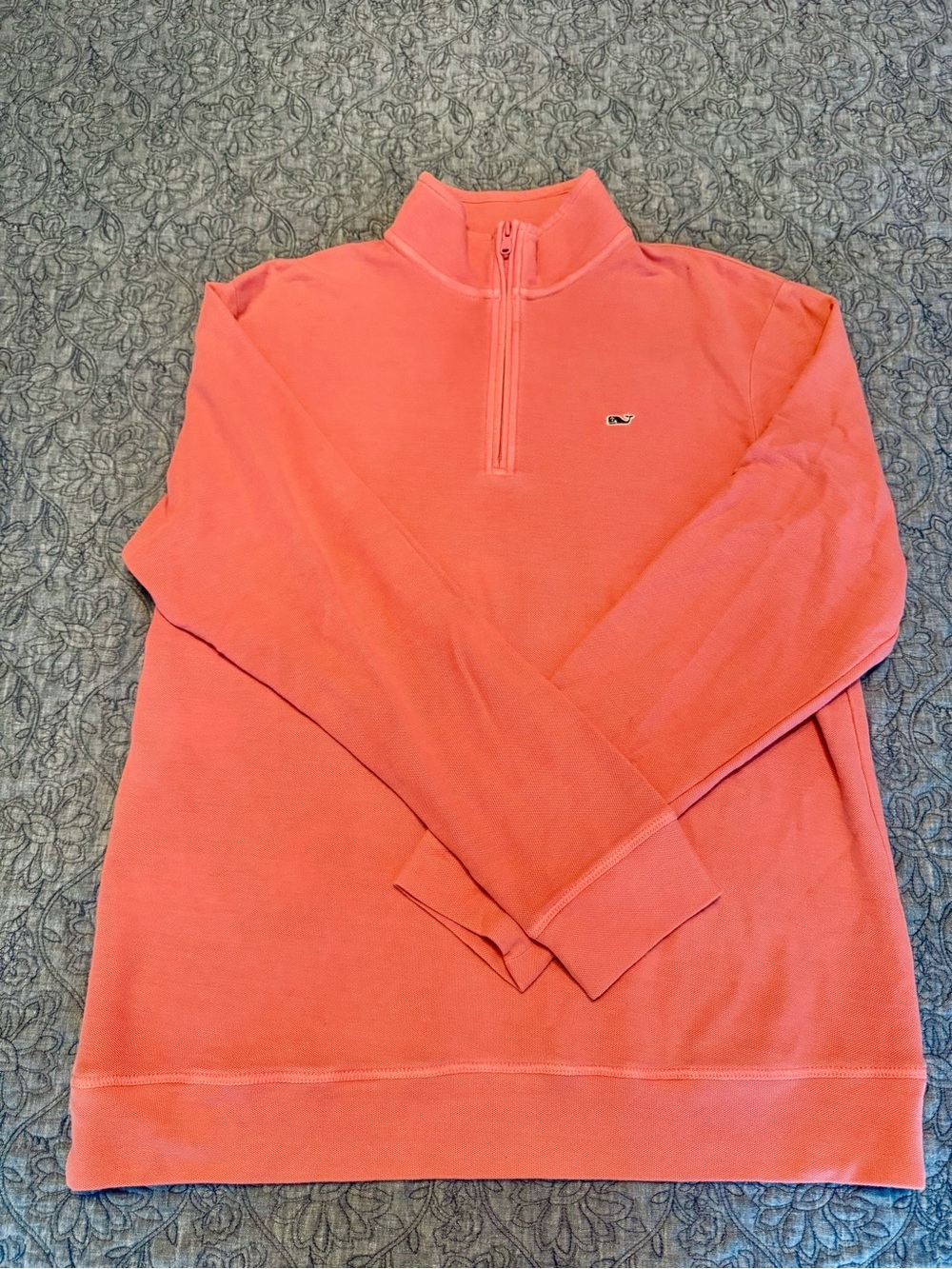 Men's Coral Half-Zip Sweater - Vineyard Vines